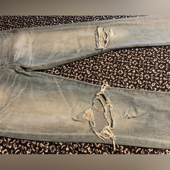 Citizens of Humanity Women’s Liya High Rise Classic Fit Jean Torn Wash Size 24 - Picture 4 of 11